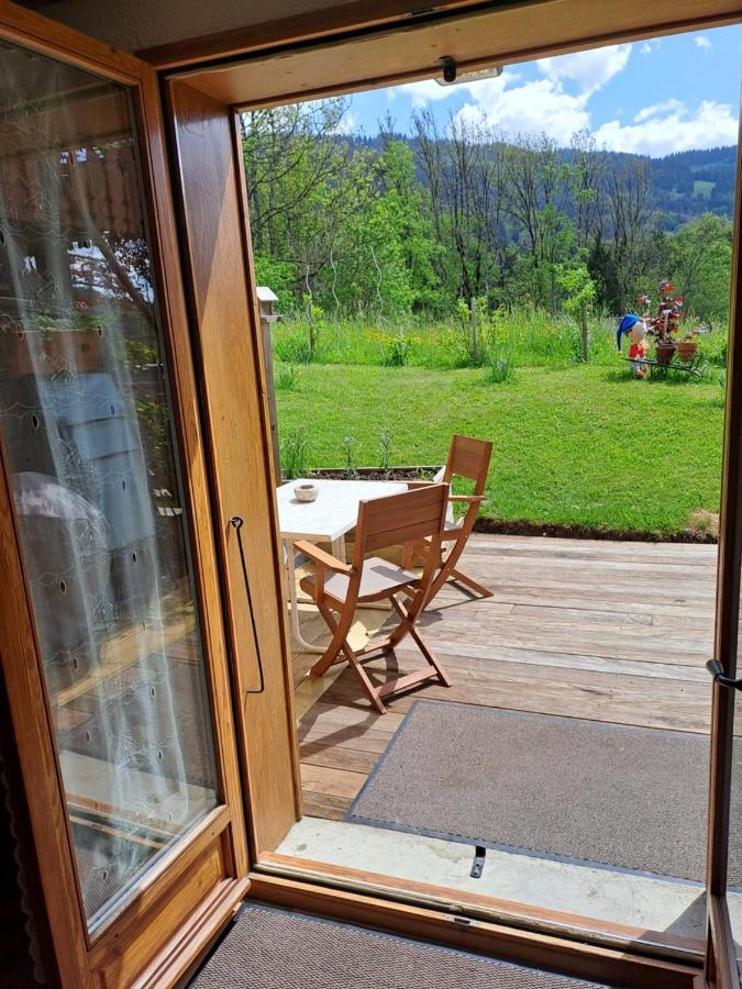 A4 Km De Megeve Tres Joli Studio Avec Jacuzzi ,Vue Sur Les Montagnes Au Calme Praz-sur-Arly Exterior foto